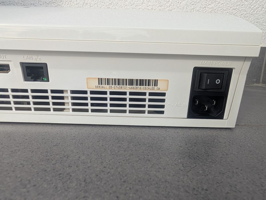 Soft 2.60 PS3 konsola PlayStation 3 Ceramic White Japan