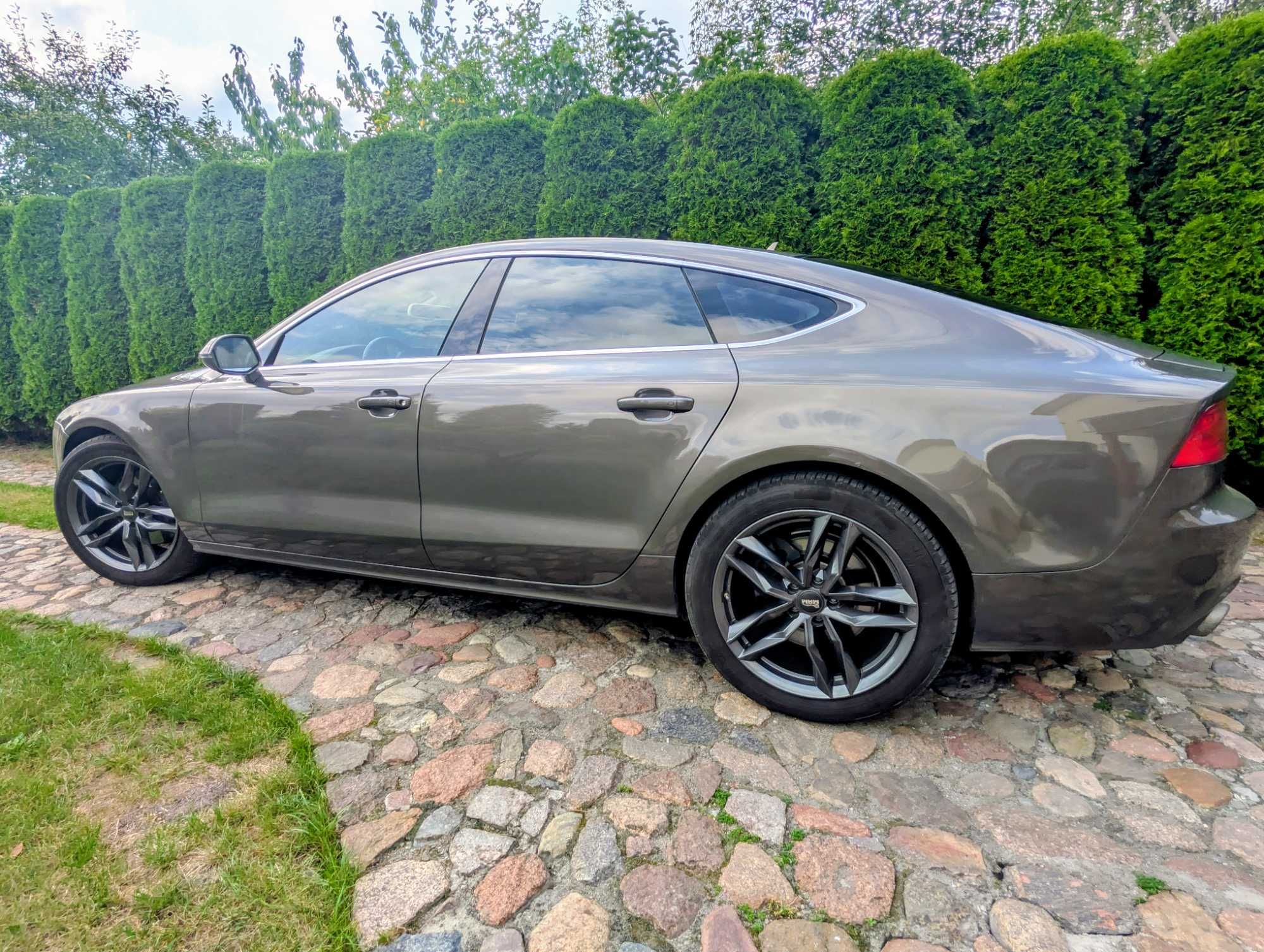 Audi A7 3.0 TDI 245KM Quattro (stały) S-Tronic Skóra beż Alu 19