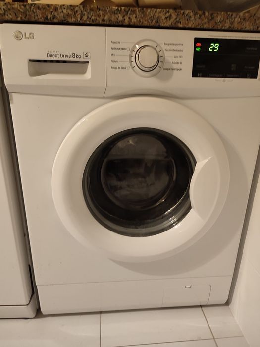 Máquina lavar LG inverter Direct Drive 8 kg