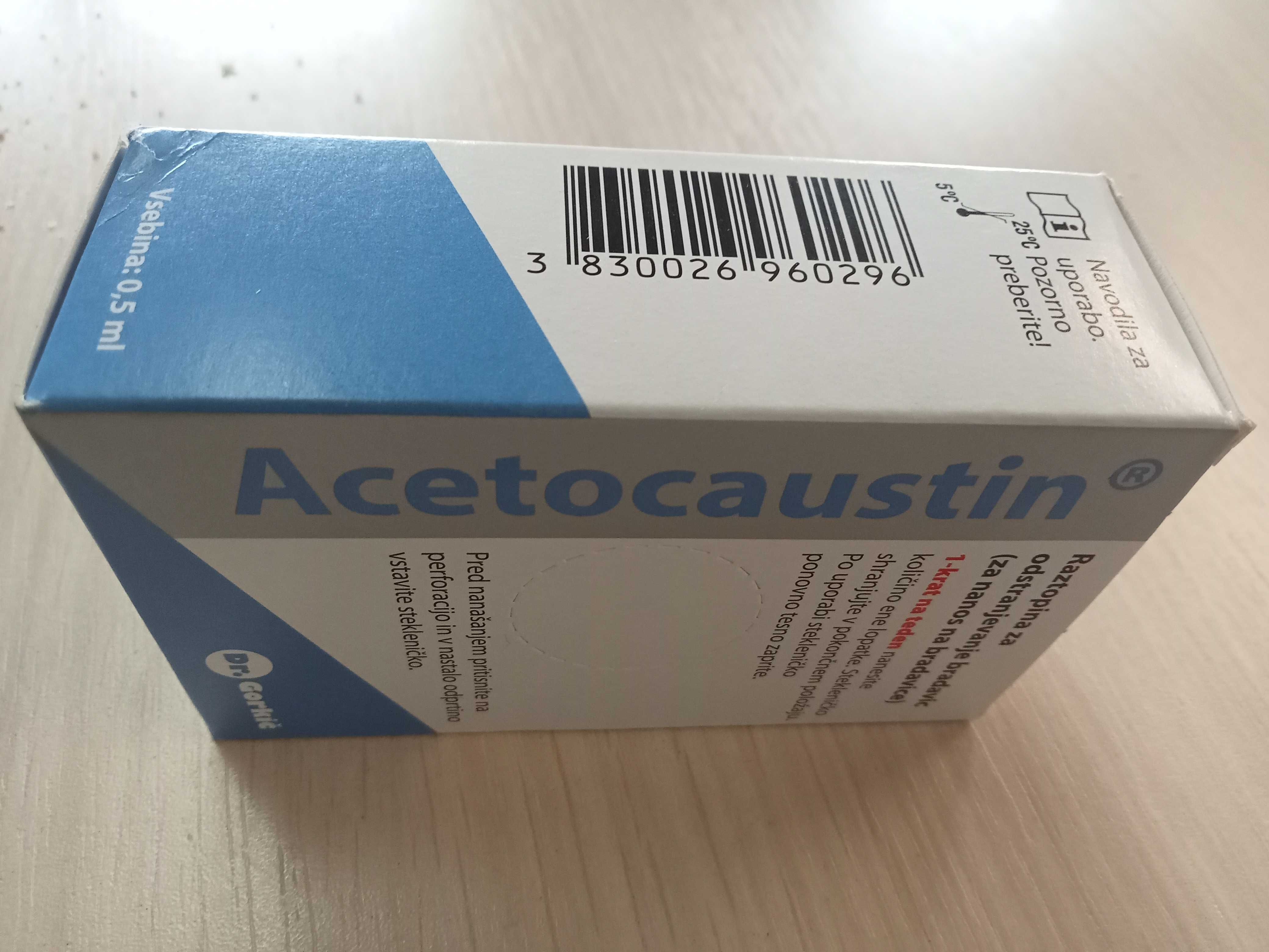 Acetocaustin = Vericaust