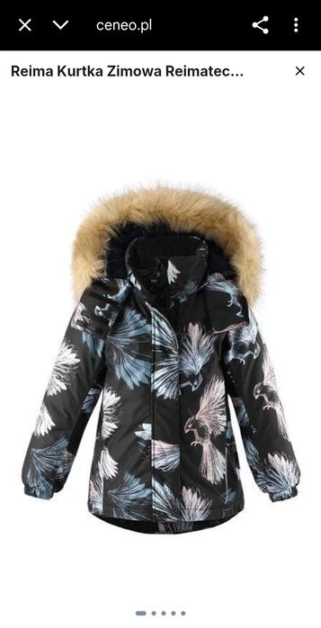 Kurtka parka Reima zimowa  r. 122