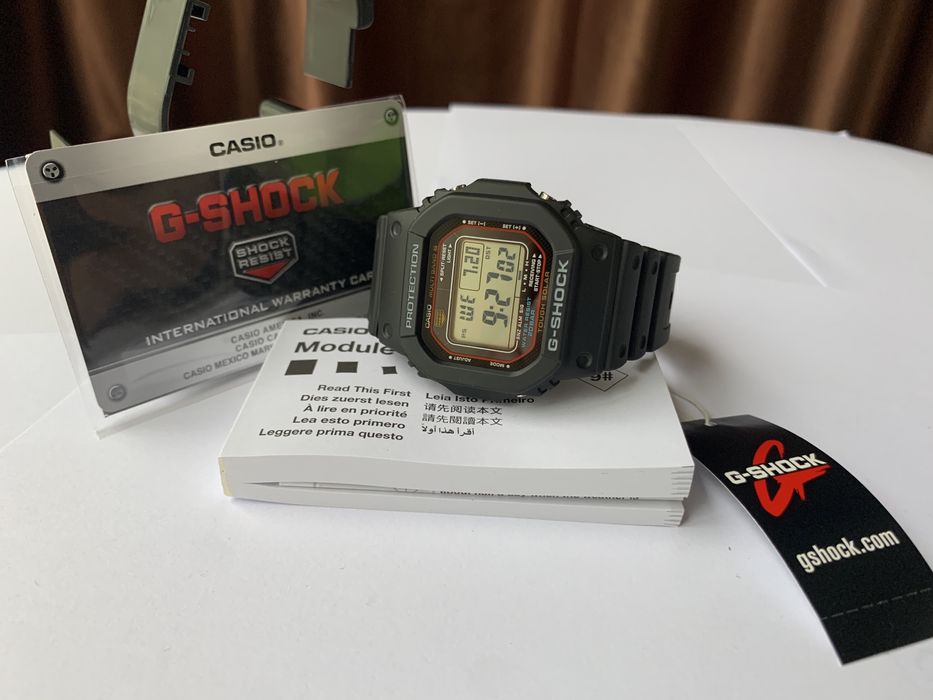 Годинник Casio G-Shock GW-M5610U Tough Solar + Безкоштовна доставка!