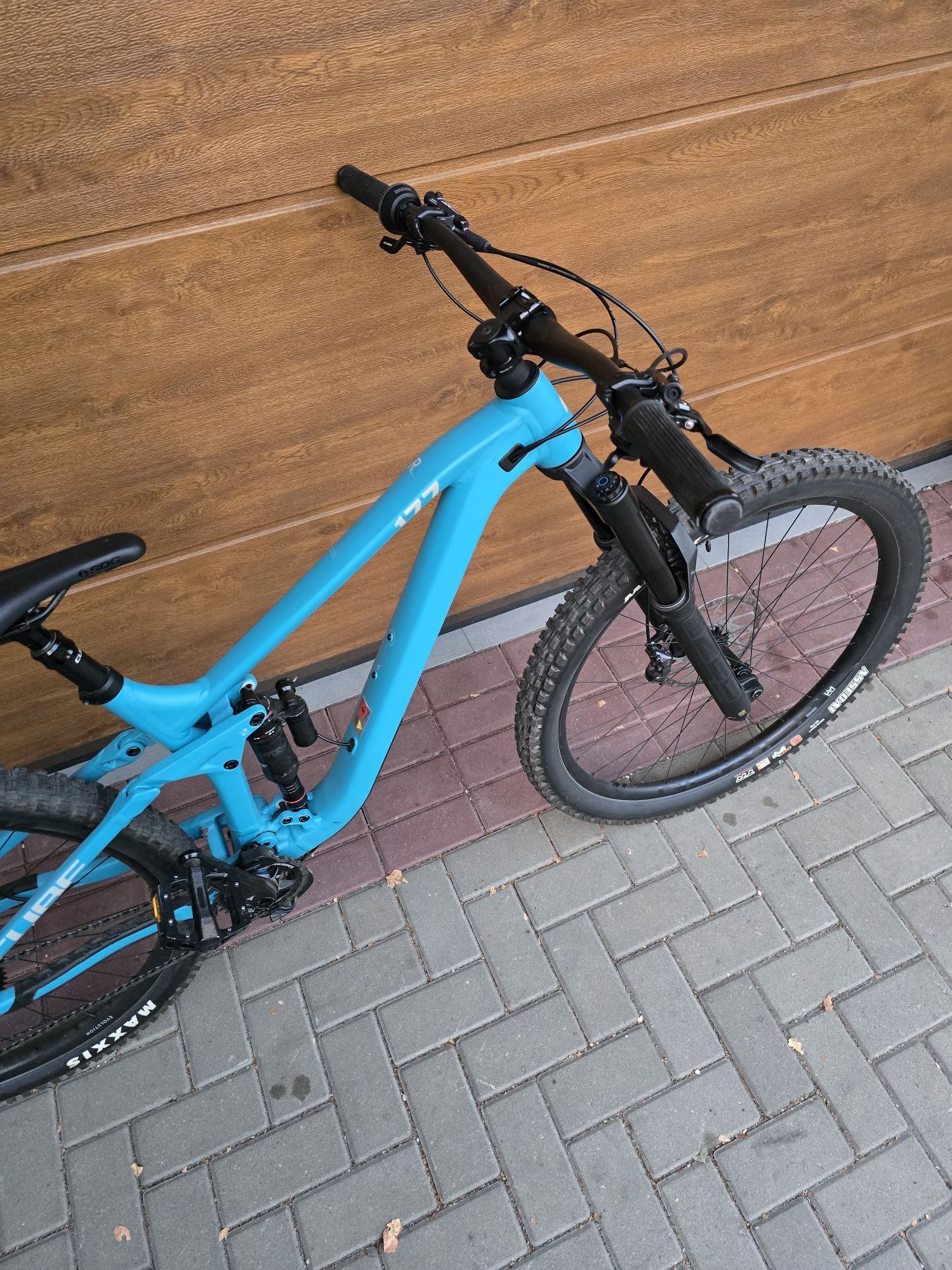 Cube Stereo ONE77 177 Race bondiblue´n´grey M rower gorski enduro full