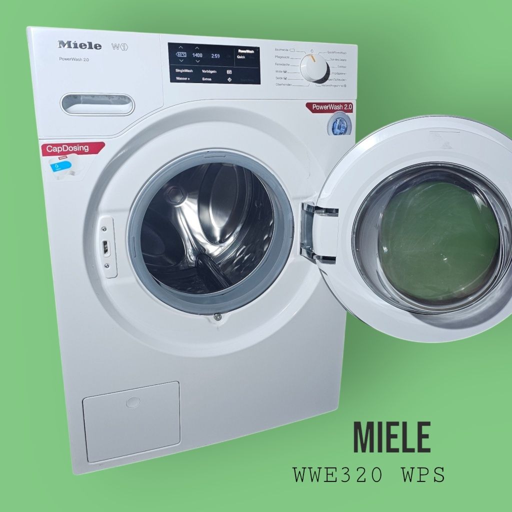 Pralka Miele WWE320 WPS; Polskie Menu