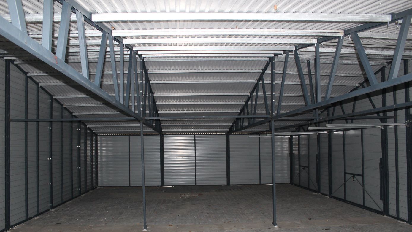 Garaż blaszany drewnopodobny hala 12x9m (13x10 12x8 11x6 10x5 9x7)