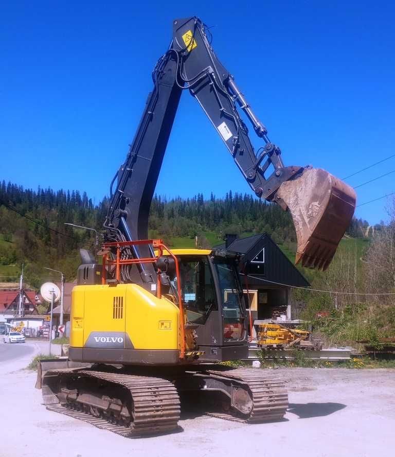 Volvo ECR 145 Long koparka pług cat liebherr dossan 2019