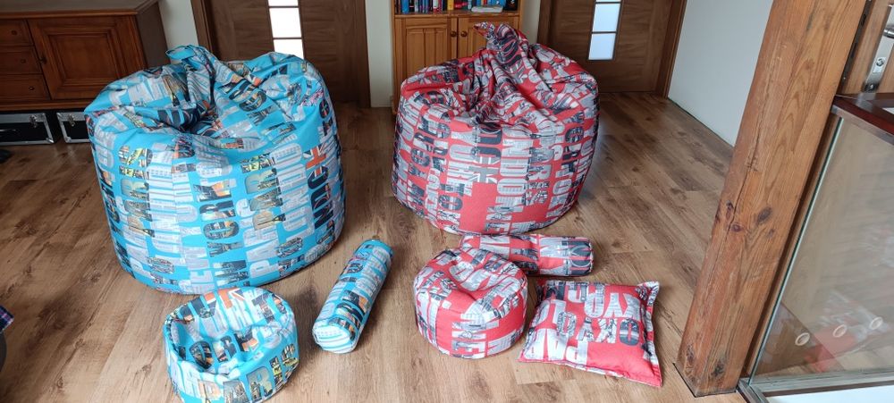 Fotele ,pufy ,worki z poduszkami ,Londyn ,New York ,Tokyo,Rizar