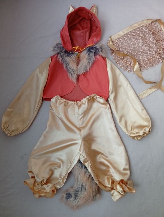 Карнавальный костюм лисички на  13-14 лет на рост 134 см. САШКА