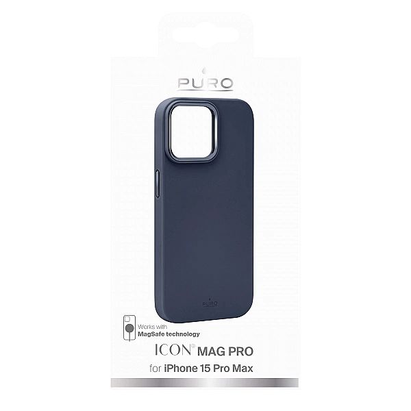 Puro Silicon Cover 'ICON MAG PRO' with magnets inside, metal buttons a