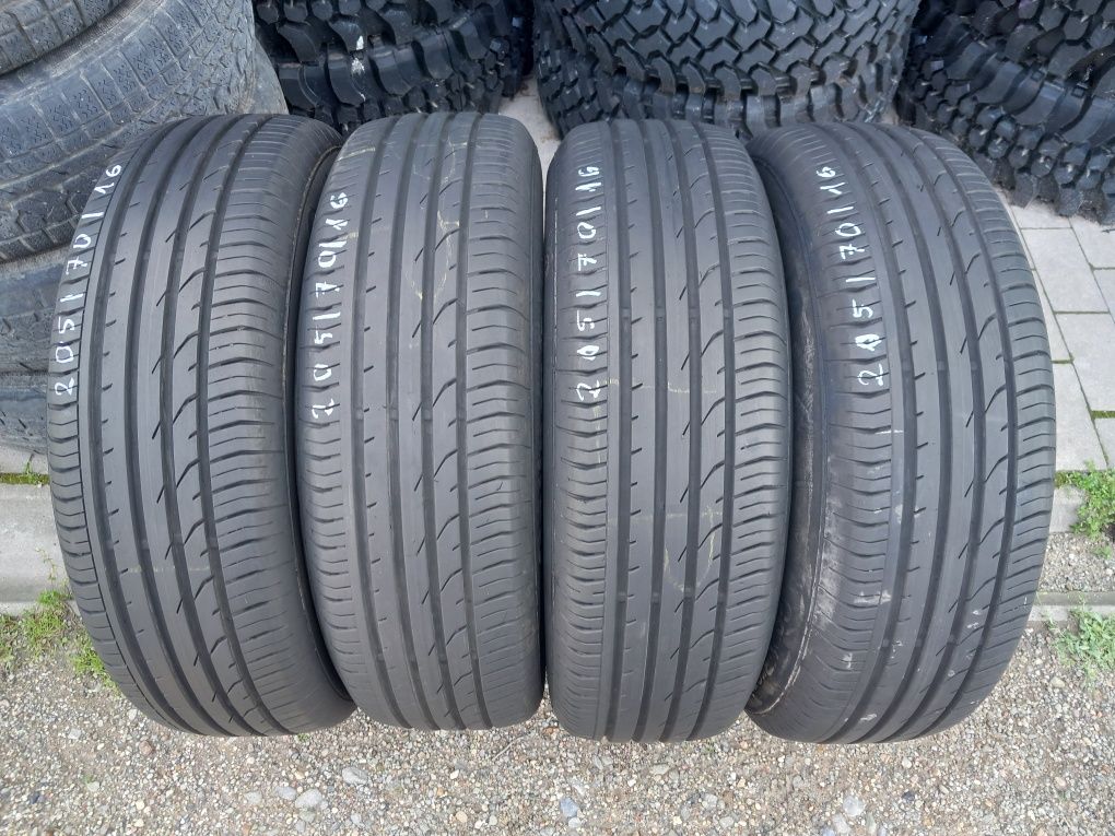4x Opony Używane Letnie 205/70R16 Continental