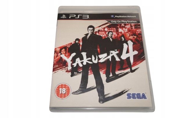 Yakuza 4 Playstation 3 (Ps3) Pudełkowa