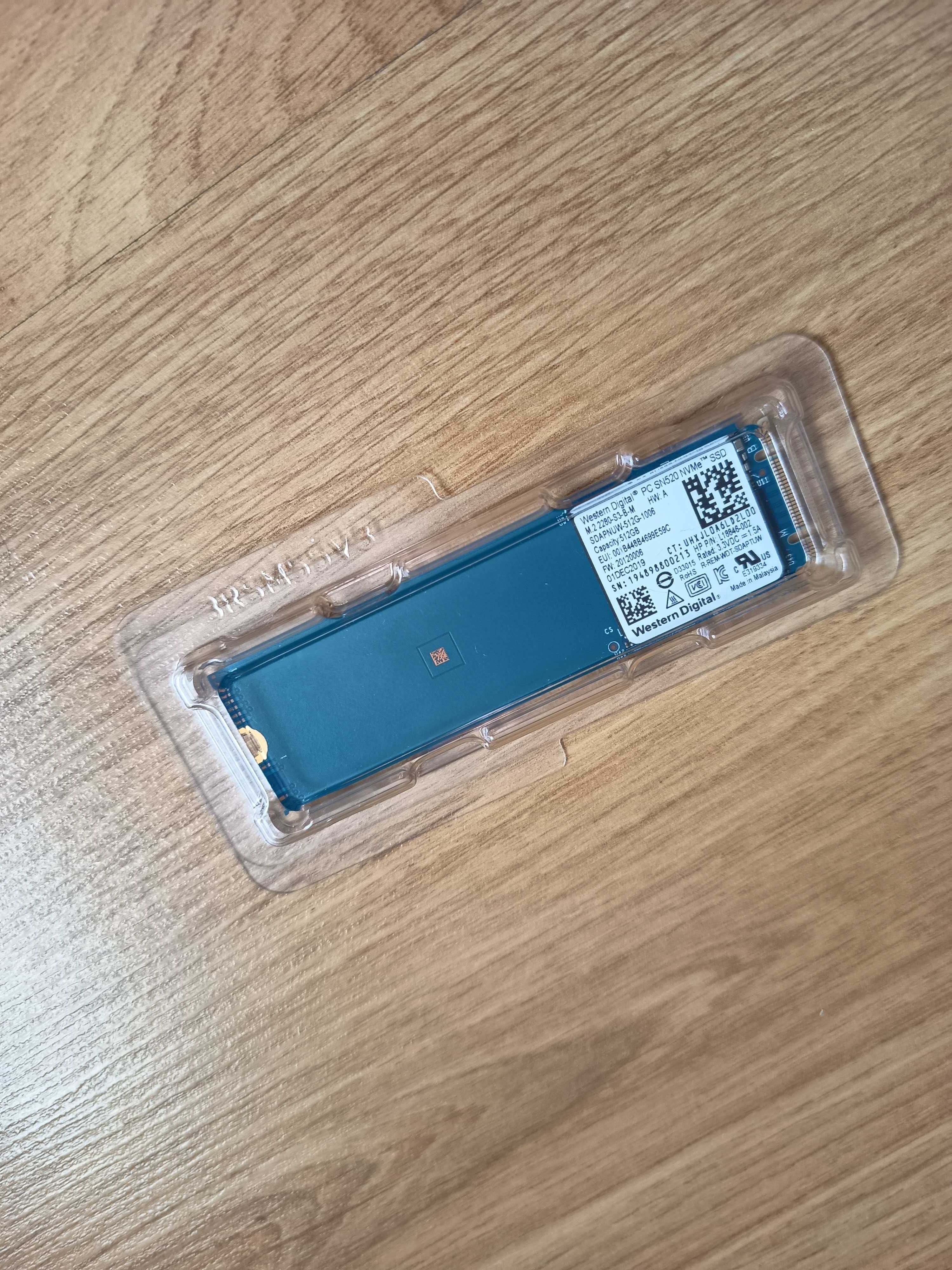 Dysk SSD SN520 NVMe w wersji 512GB M.2 2280 PCI-E