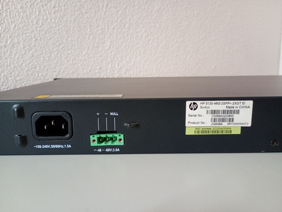 Switch HPE 5130-48G-2SFP+2XGT EI (JG939A) – 48 Portas Gigabit + Uplink