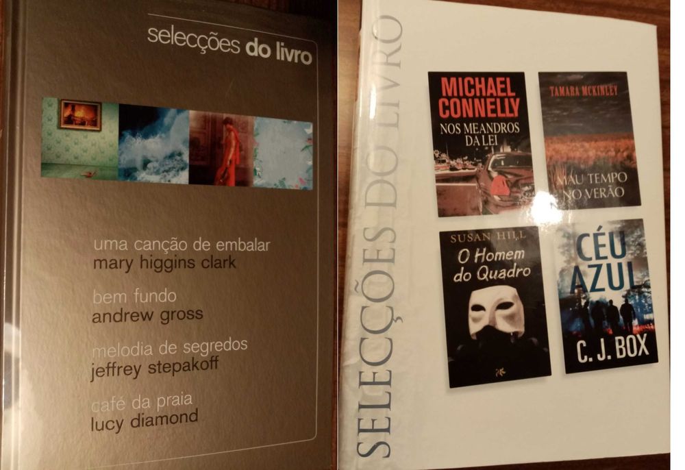 livros: coleção “Selecções do livro” (44 romances, 11 volumes)