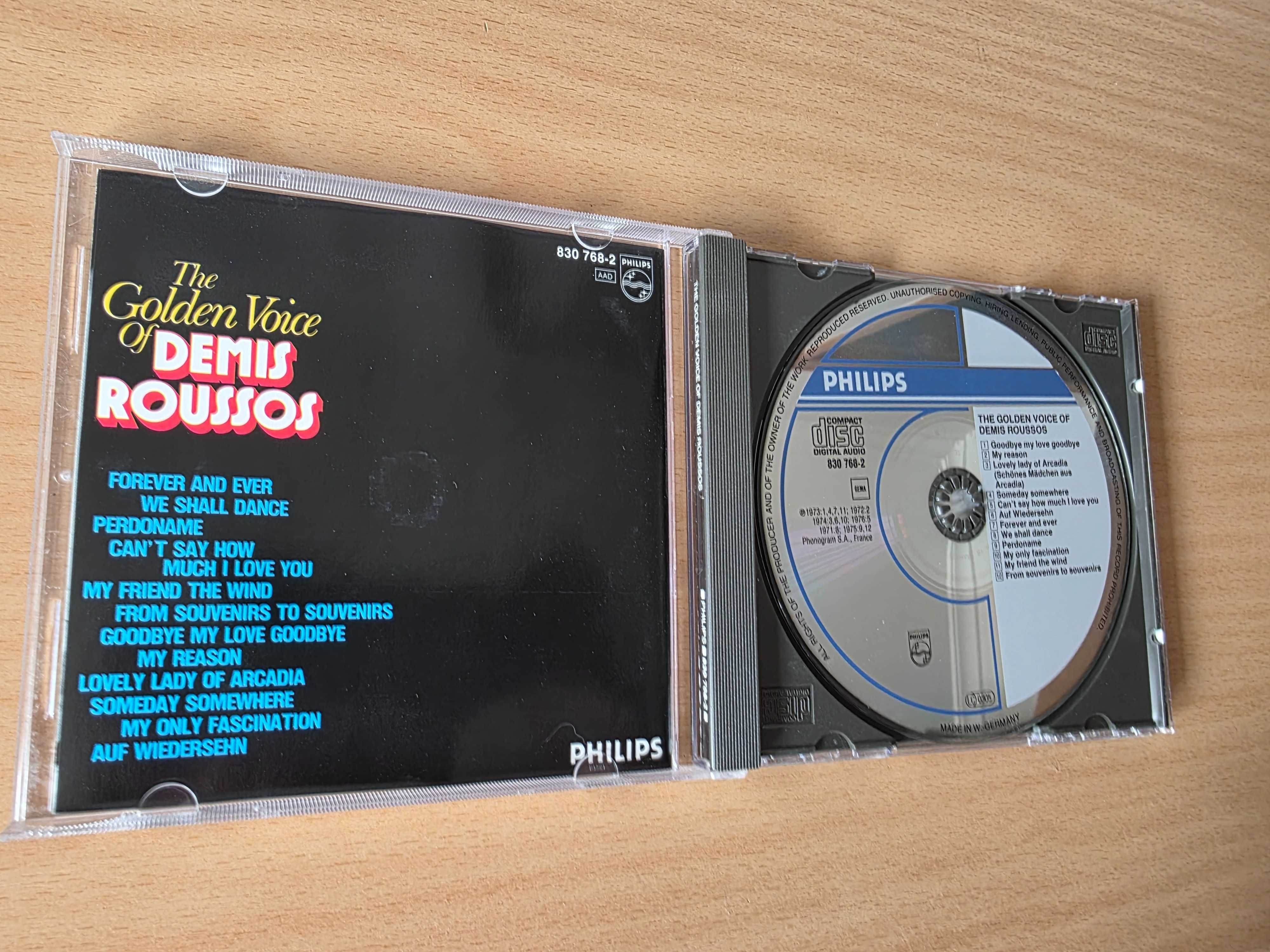CD de música "The Golden Voice of Demis Roussos"