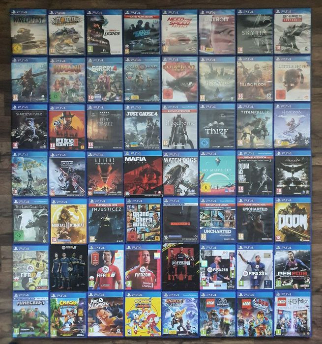 Ігри  та  стілбуки  на  PS4/PS5.    Ціна вказана за комплект