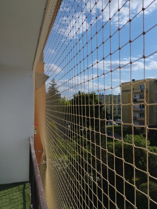 Montaż siatki na balkon dla kota/przeciw ptakom: W MAX 5 DNI ROBOCZYCH