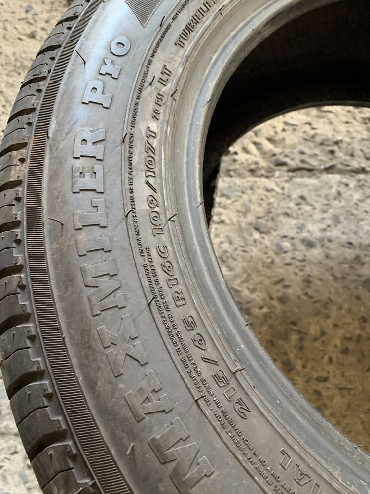 (1шт) 215/65R16C GT Radial Maxmiller Pro (9мм) літня шина