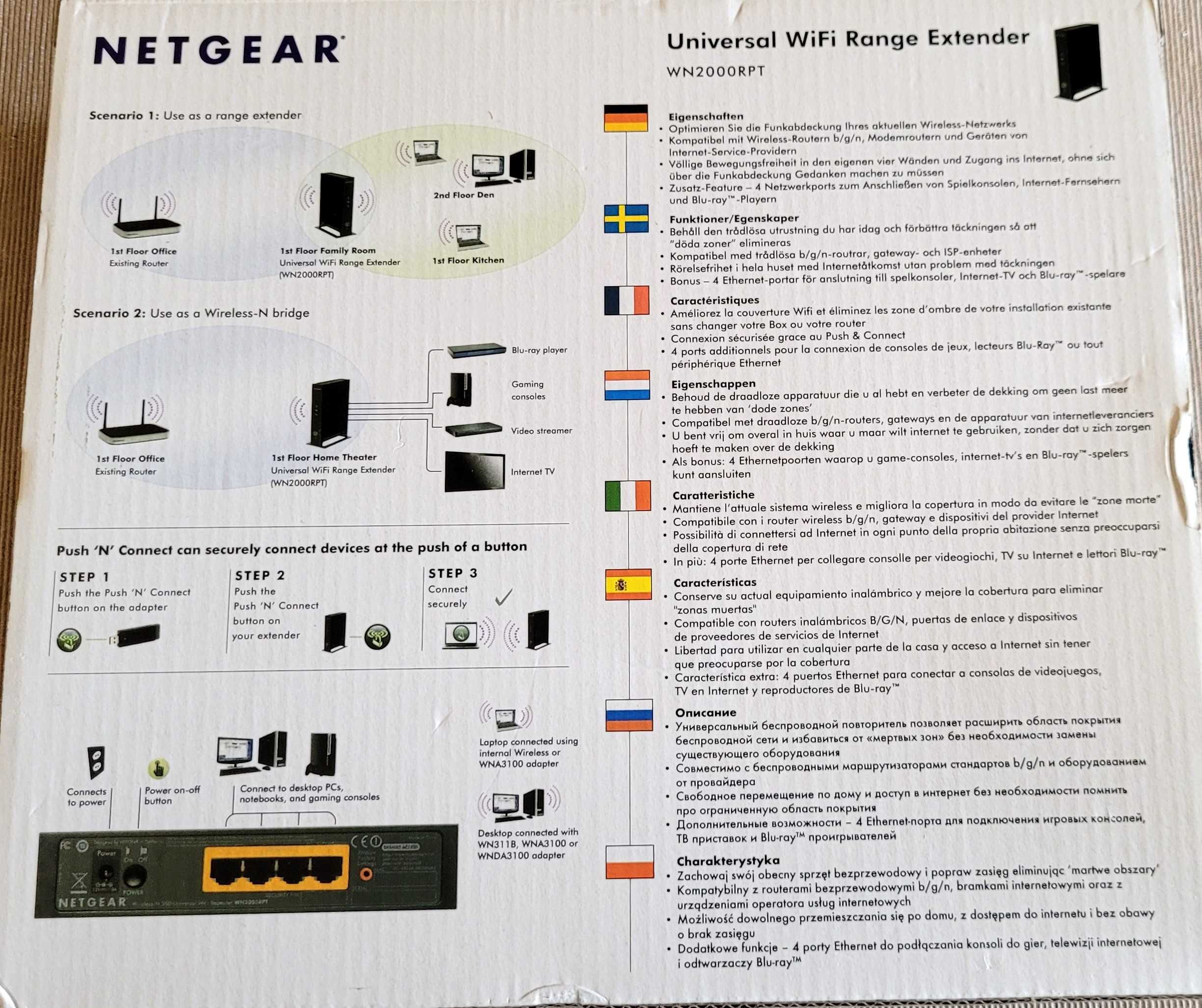 Wzmacniacz Netgear WN 2000RPT