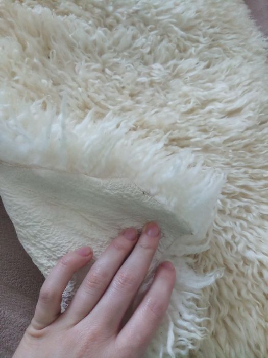 Овеча шкіра натуральна хутро овече вовна