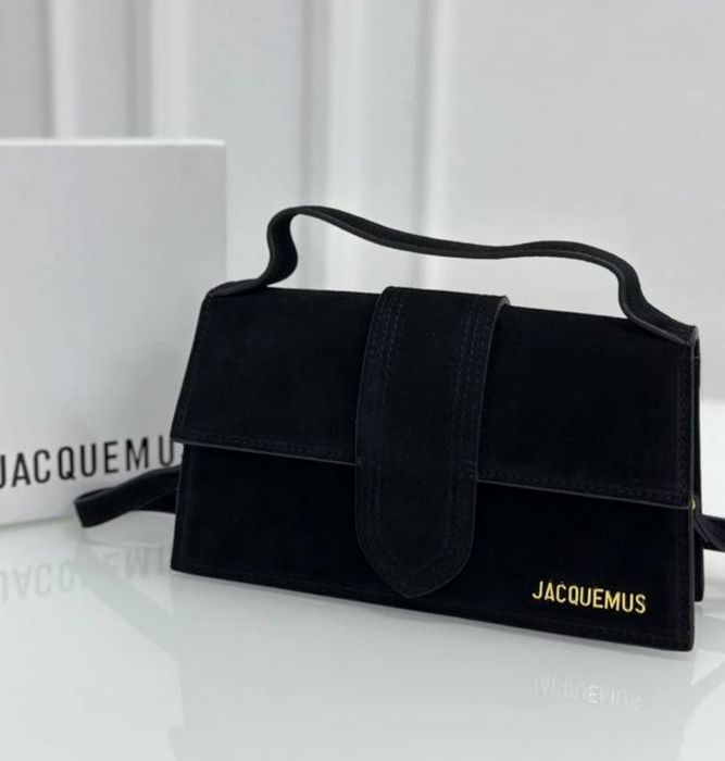 Остання шоколадна! Новинка, сумочка Jacquemus під замш в 3 кольорах