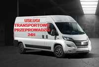 Przeprowadzki TRANSPORT meble bus max 24/h tel.506.933.290