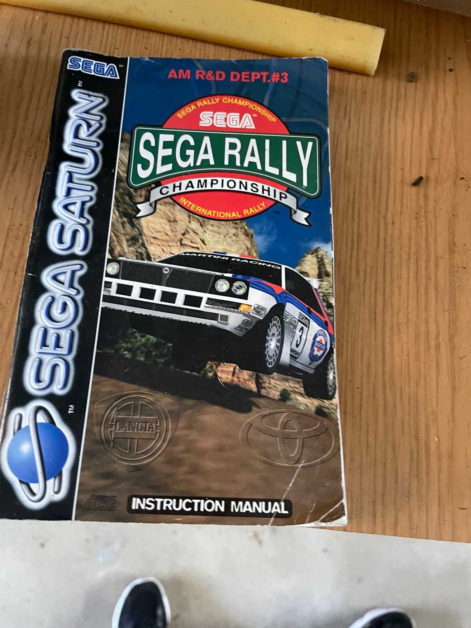 manual de jogo sega rally sega saturn