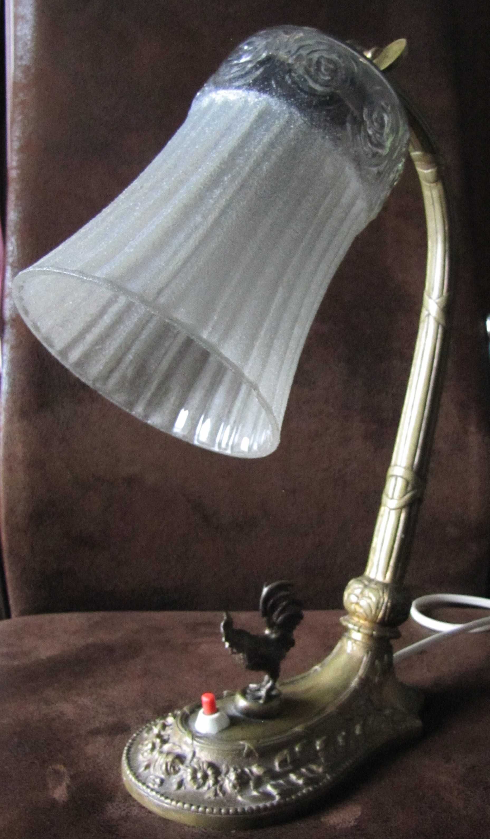 Lampa elektryczna stylowa, zabytkowa czynna