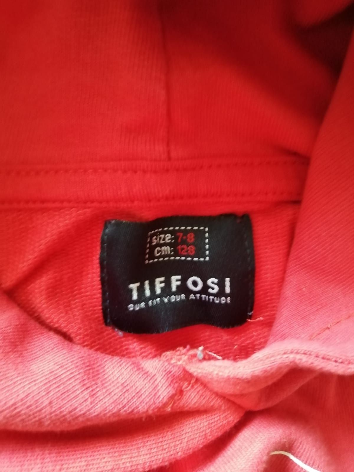 Sweatshirt vermelha da Tiffosi