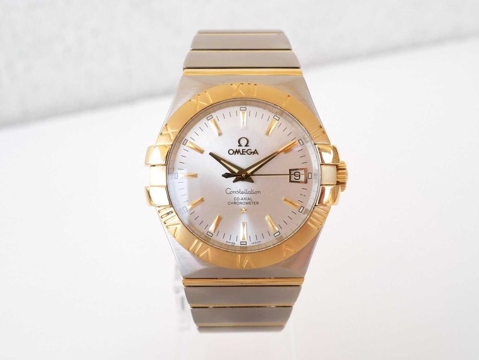 Omega Constellation Co-Axial Steel 18K Yellow Gold 35mm