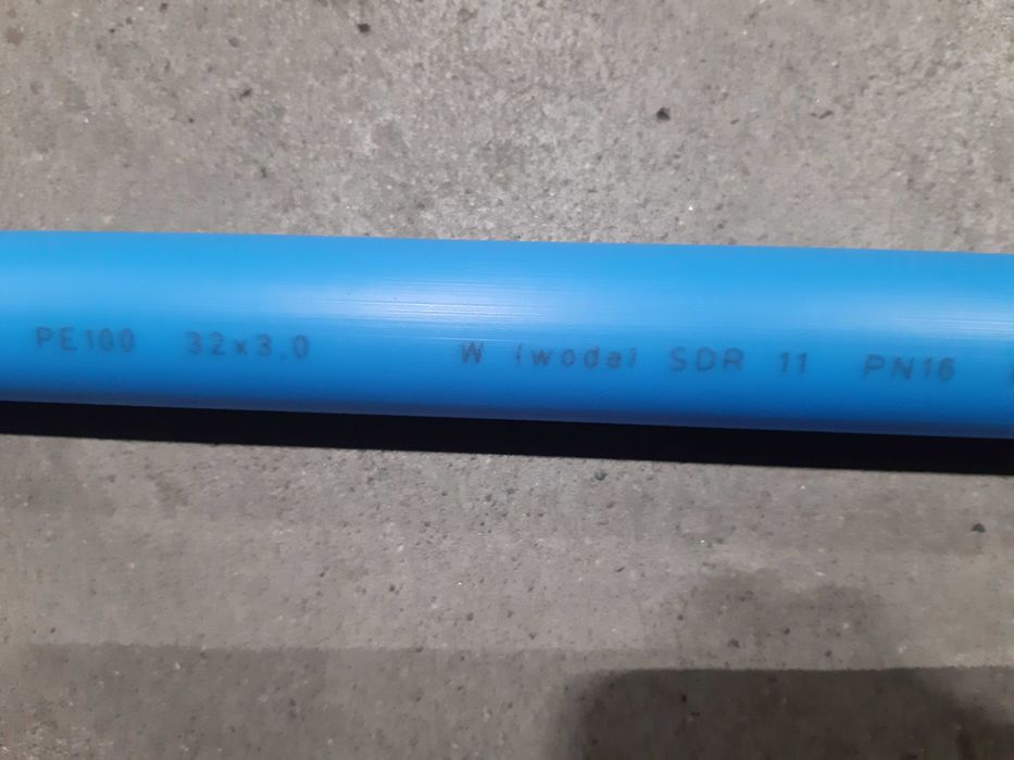Rura PE 20x2.0, 25x2.0,fi 32x2.4,fi 32x3.0