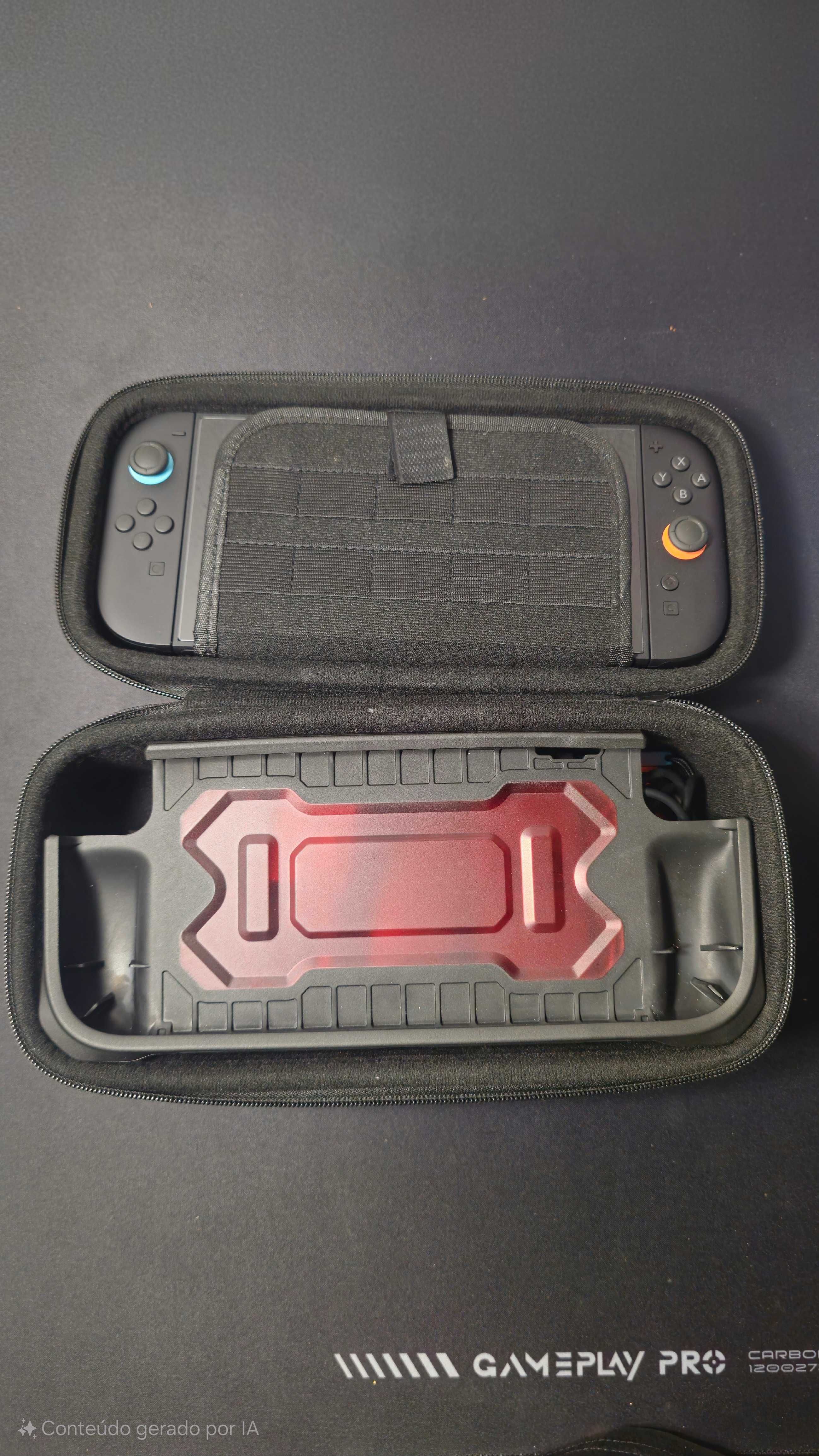 Nintendo Switch 2 seminova + bolsa + capa + protetor + caixa original