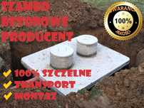 Zbiornik betonowy na szambo, szamba betonowe 4,5,6,8,9,10, 12m3 atest
