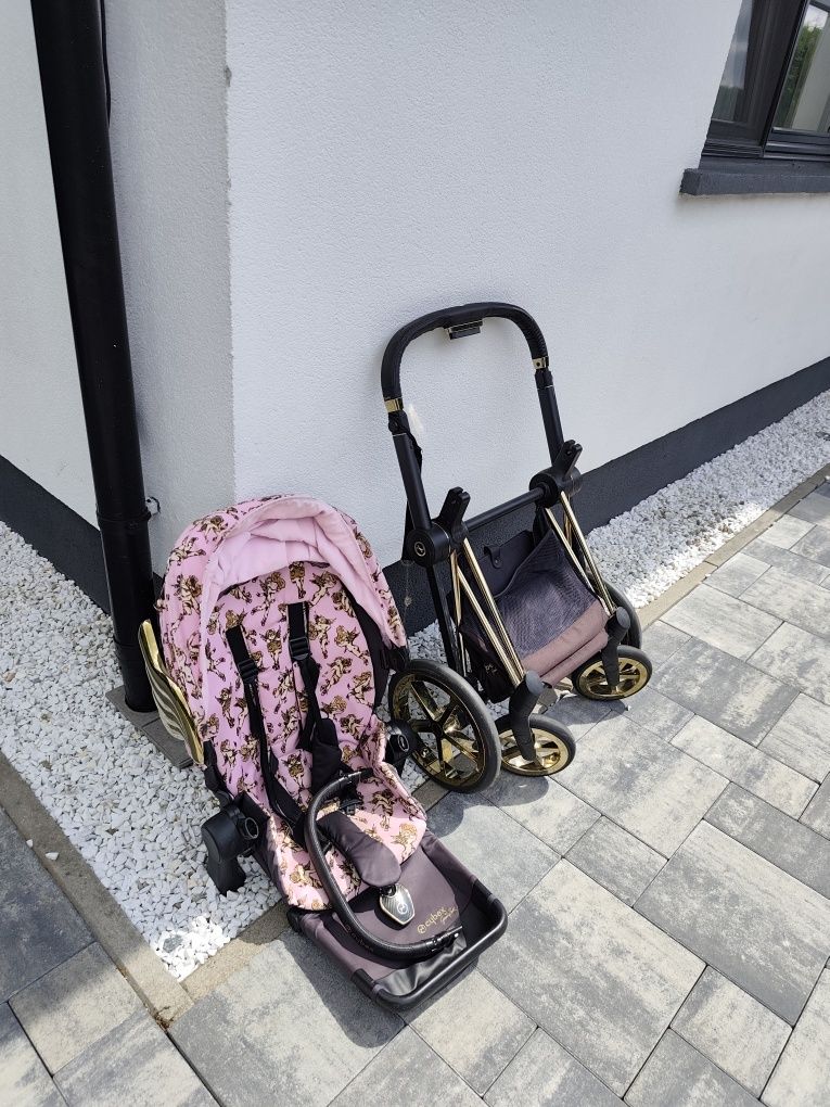 Wózek cybex skrzydła zloty