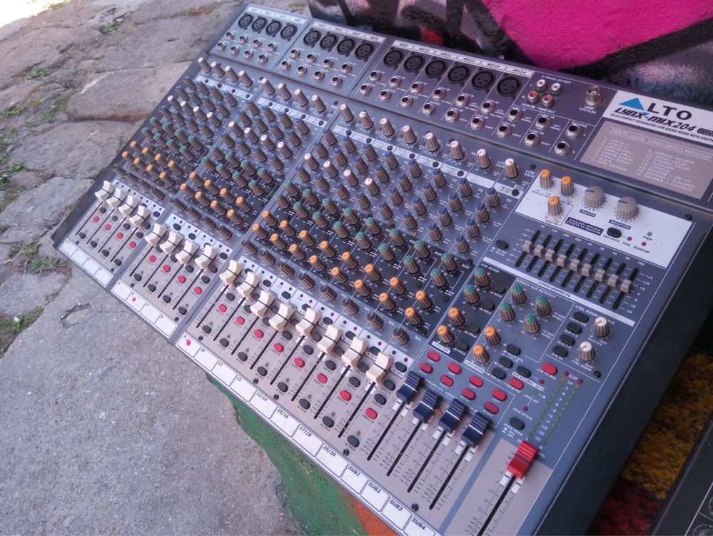 Lto-Linx-mix204/Mackie cfx20-mixer