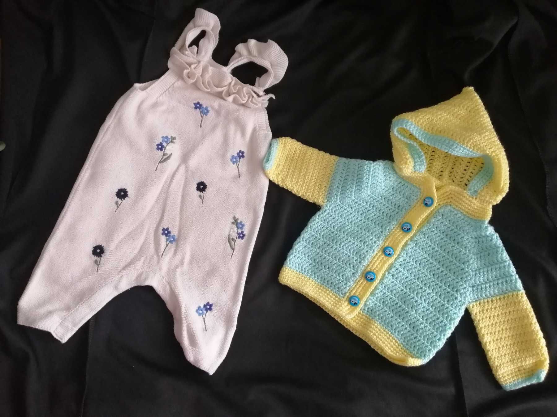 Ползунки свитер для новорождённой девочки