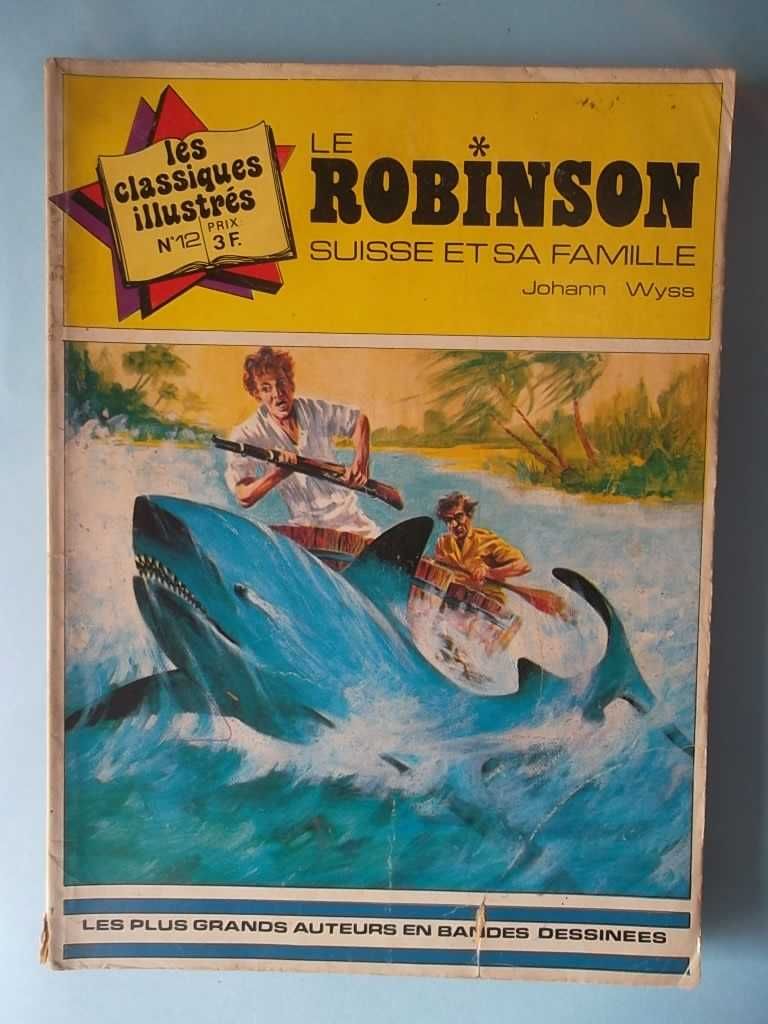 Les classiques illustrés - 4 álbuns em francês de 1973. BD Clássica.