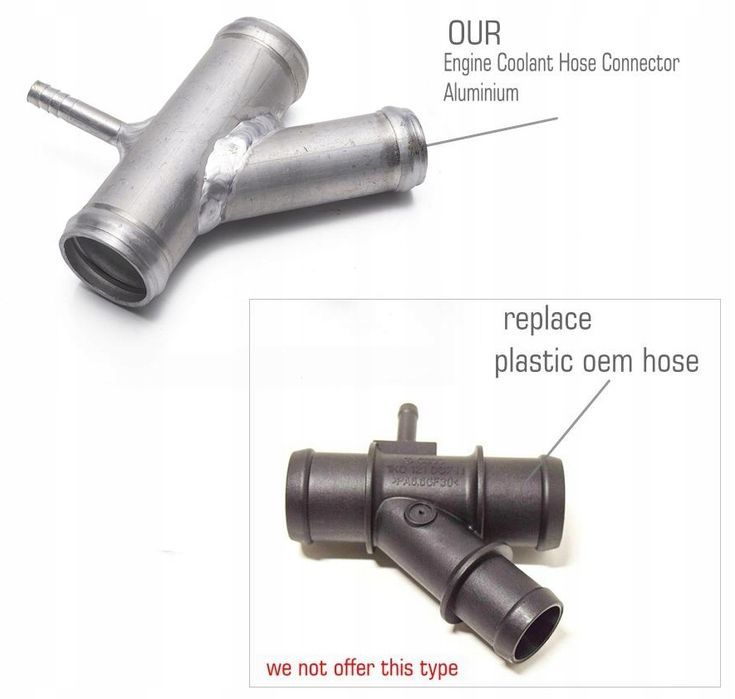 Coolant Hose Pipe Vw Golf Audi A3 Tt Woda Króciec