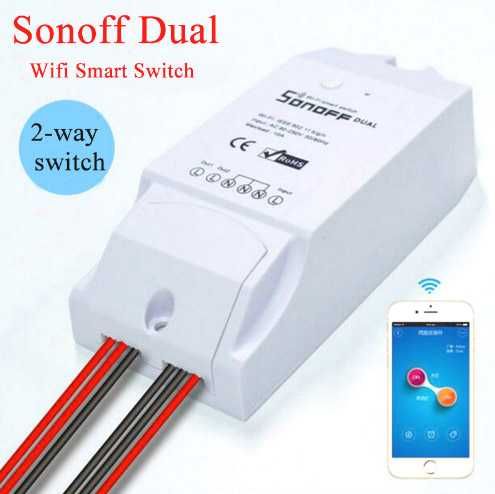 Interruptor WiFi Duplo SONOFF DUAL