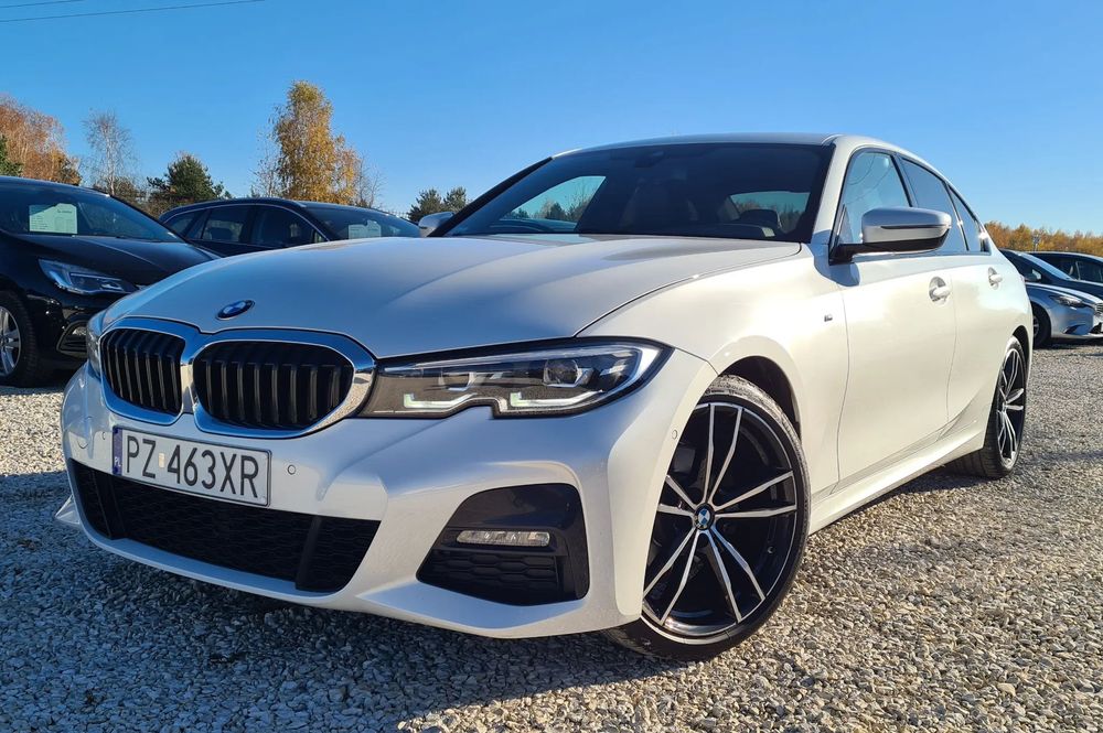 BMW Seria 3 Salon Polska xdrive 2022 2,0 diesel 190 KM m pakiet