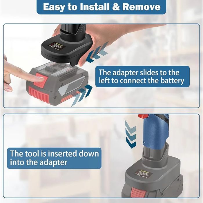 Адаптер BS18BS12 для акумулятора Bosch 18 В - 12 В