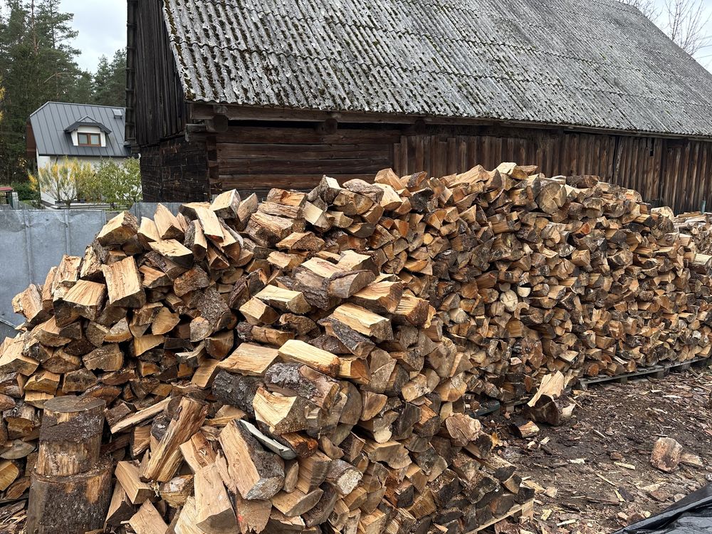 Drewno opałowe porąbane cena za metr