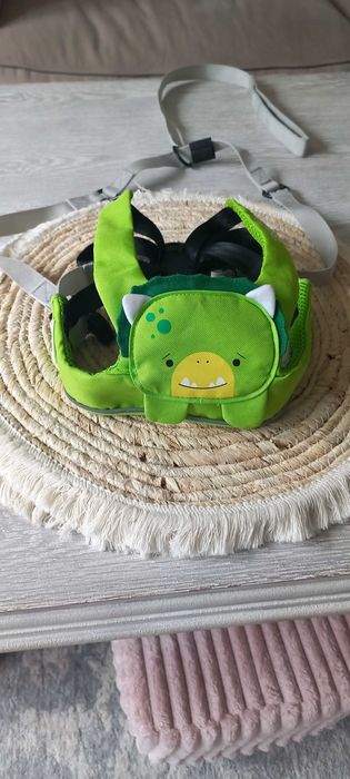 Szelki bezpieczeństwa DUDLEY marki TRUNKI w kolorze zielonym.