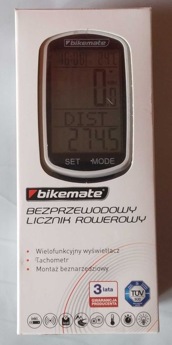 Licznik rowerowy bezprzewodwy temperatura kalorie