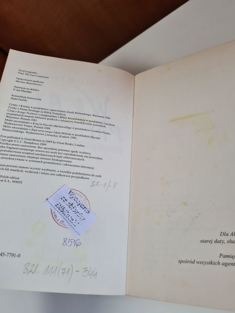 Prawdziwa historia Drakuli C. C. Humphreys - Wład Paliwnik