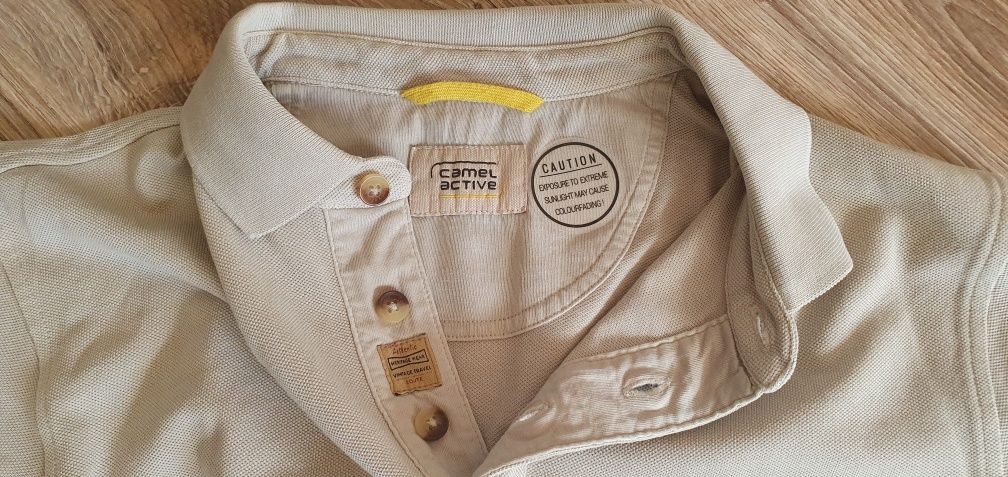 Nowa koszulka polo Camel Activ rozmiar M wymiary na zdjęciach
