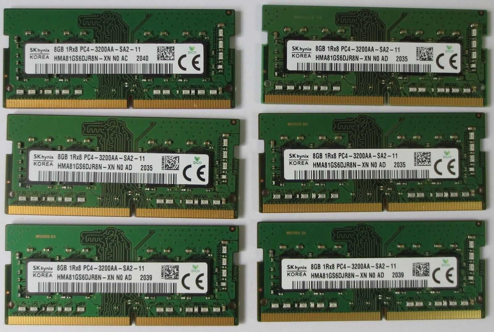 Память DDR4 SODIMM 4Gb, 8Gb, 16Gb PC4 ноутбук
