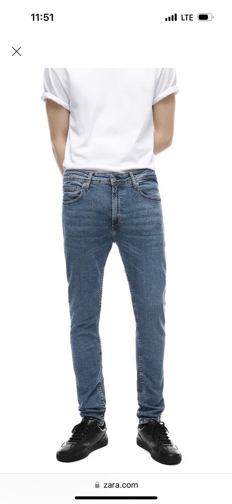 Джинси Zara чоловічі. Нові