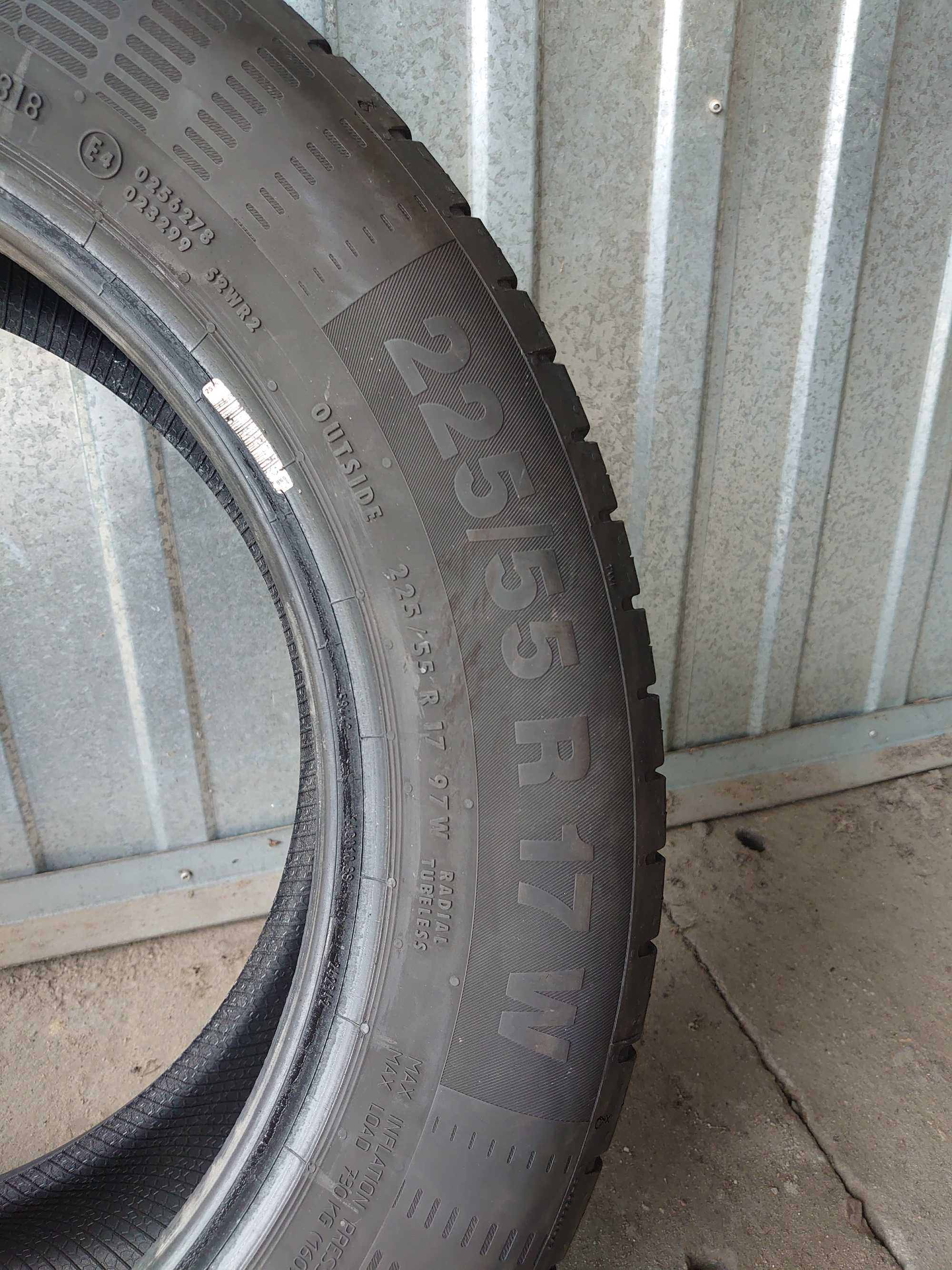 Opony Continental Eco Contact 225/55 R17 W komplet 4szt. letnie 5-6mm