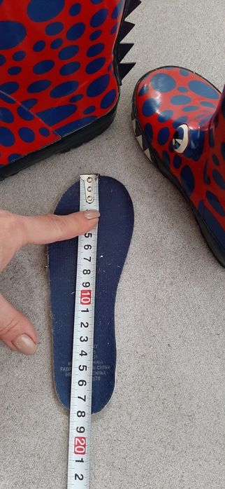 Kalosze gumowce  H&M 27 wkladka 18 cm